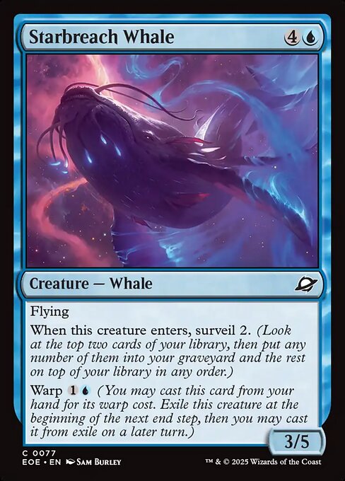 MTG Starbreach Whale EOE 077 Regular Nonfoil