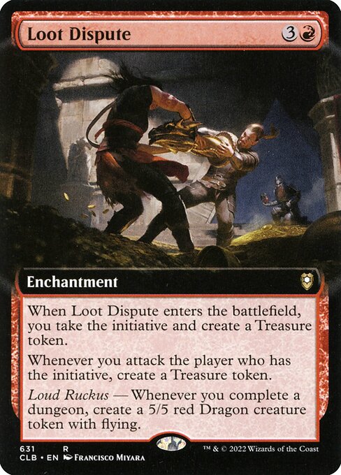MTG Loot Dispute CLB 631 Extended Art Nonfoil