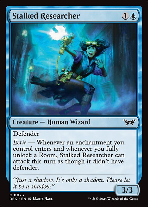 MTG Stalked Researcher DSK 073 Regular Nonfoil