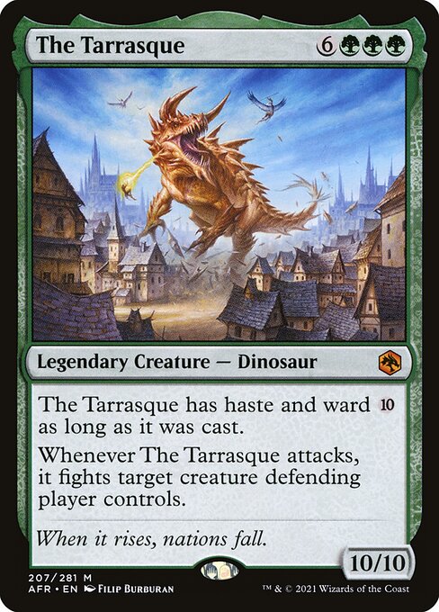 MTG The Tarrasque AFR 207 Regular Nonfoil
