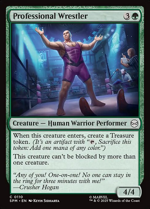 MTG Professional Wrestler SPM 110 Regular Foil