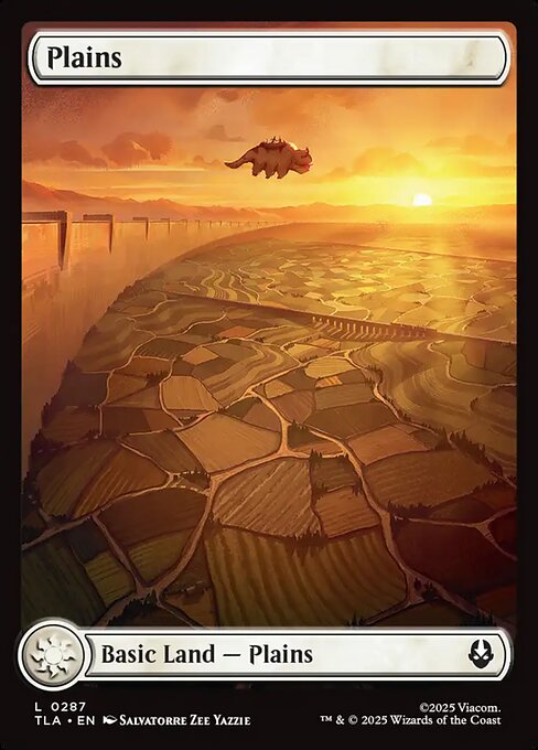 MTG Plains TLA 287 Full Art Appa Land Foil