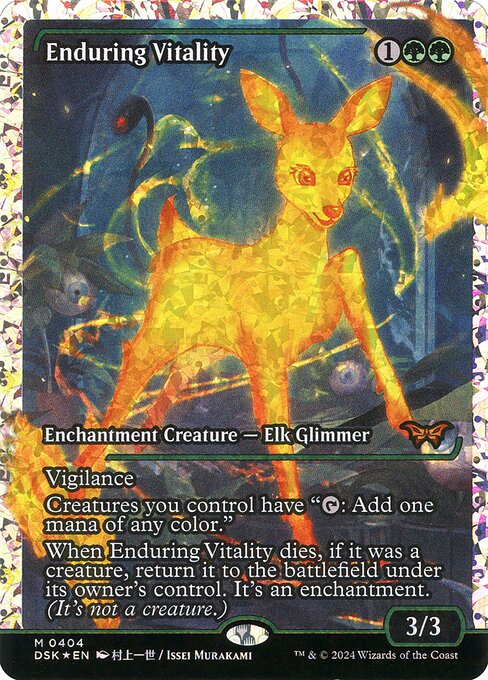MTG Enduring Vitality DSK 404 Japan Showcase Fracture Foil