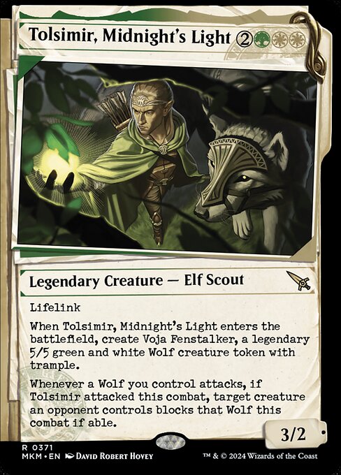 MTG Tolsimir, Midnight's Light MKM 371 Showcase Dossier Nonfoil