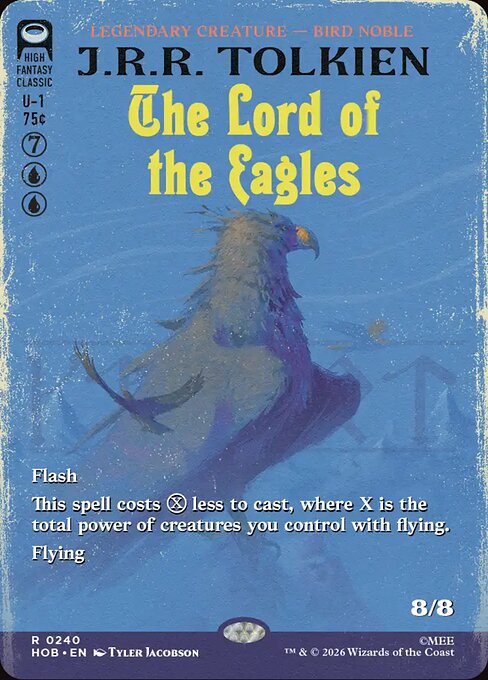 MTG The Lord of the Eagles HOB 240 Alternate Art Foil