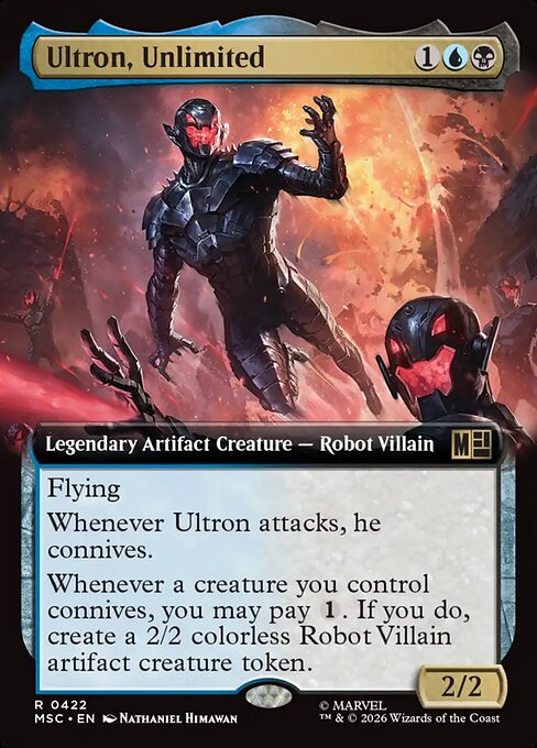 MTG Ultron, Unlimited MSC 422 Extended Art Nonfoil