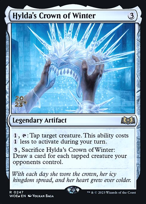 MTG Hylda's Crown of Winter PWOE 247s Prerelease Foil