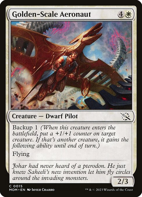 MTG Golden-Scale Aeronaut MOM 015 Regular Nonfoil