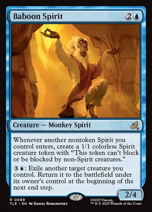 MTG Baboon Spirit [TLE 089] Nonfoil