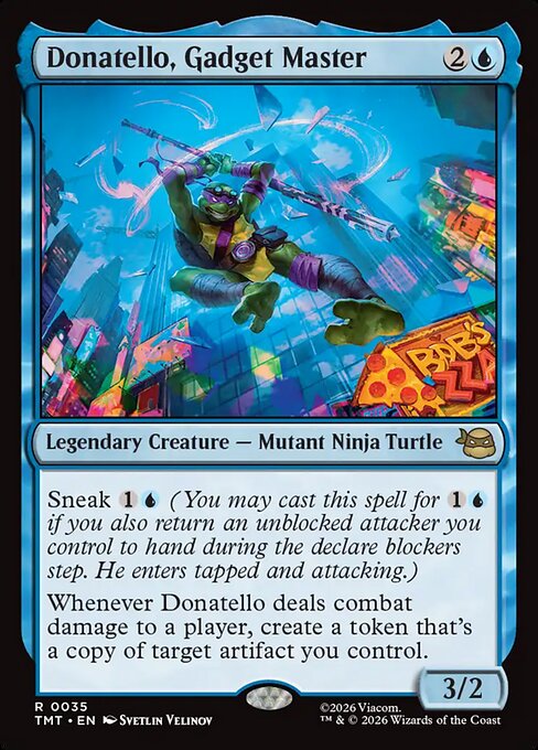 MTG Donatello, Gadget Master TMT 035 Regular Foil