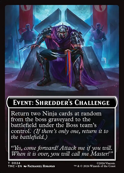 MTG Event: Shredder's Challenge Token TMC 024 Token Nonfoil