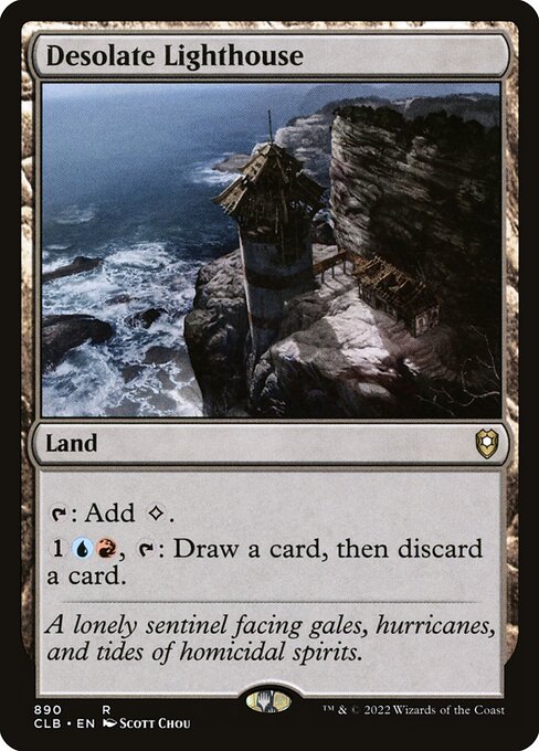 MTG Desolate Lighthouse CLB 890 Commander Deck Nonfoil