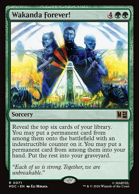 MTG Wakanda Forever! MSC 071 Regular Nonfoil