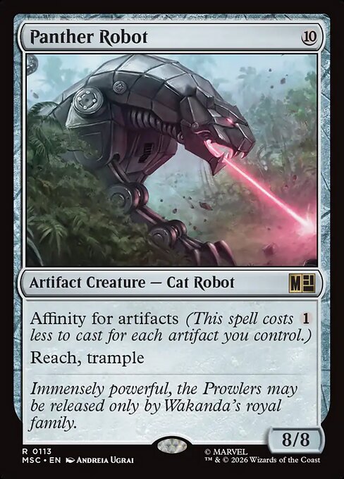 MTG Panther Robot MSC 113 Regular Surge Foil