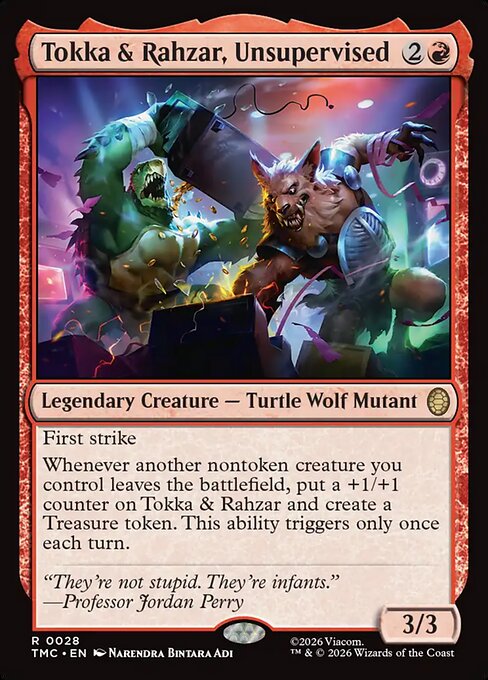 MTG Tokka & Rahzar, Unsupervised TMC 028 Regular Surge Foil