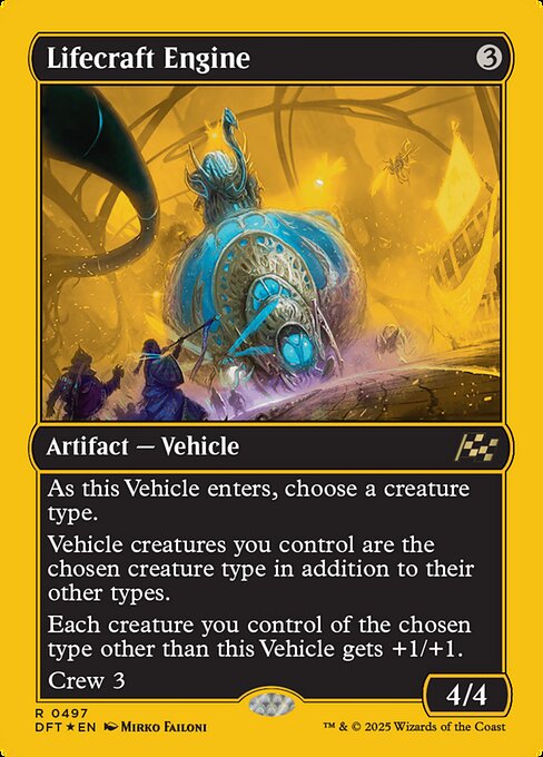 MTG Lifecraft Engine DFT 497 Regular First-Place Foil