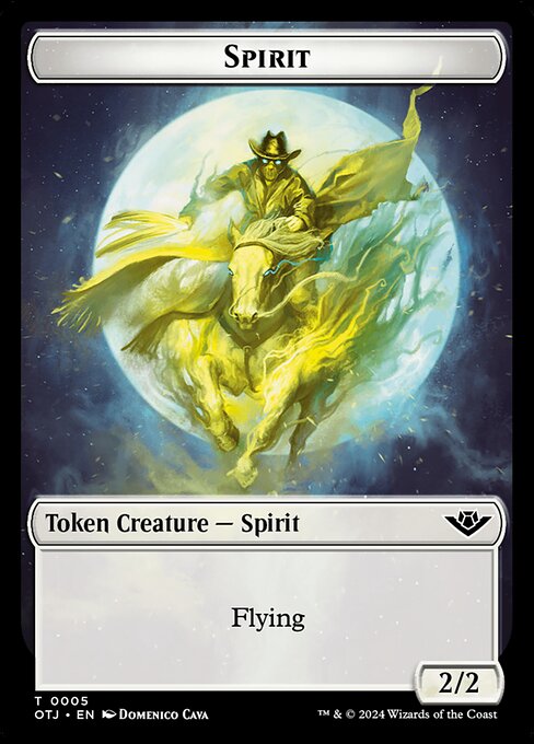 MTG Spirit Token OTJ 005 Token Foil