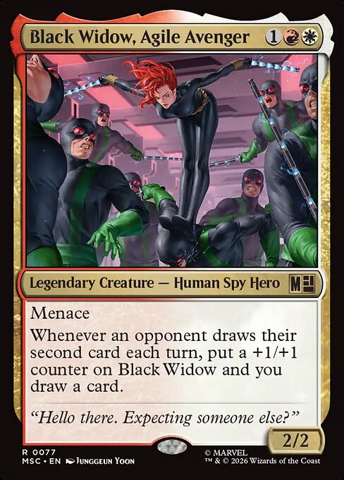 MTG Black Widow, Agile Avenger MSC 077 Regular Nonfoil
