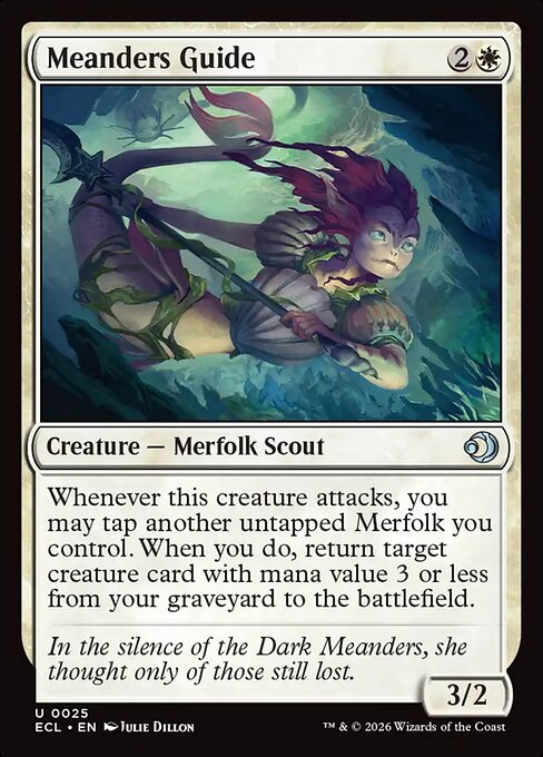 MTG Meanders Guide ECL 025 Regular Nonfoil