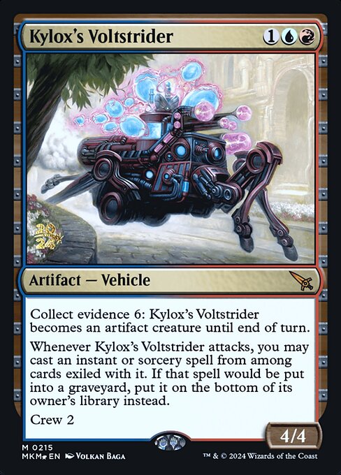 MTG Kylox's Voltstrider PMKM 215s Prerelease Foil