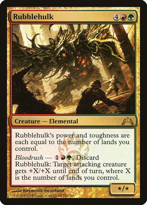 MTG Rubblehulk GTC 191 Regular Nonfoil