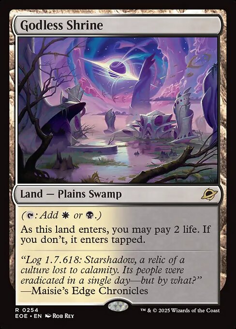 MTG Godless Shrine EOE 254 Regular Foil