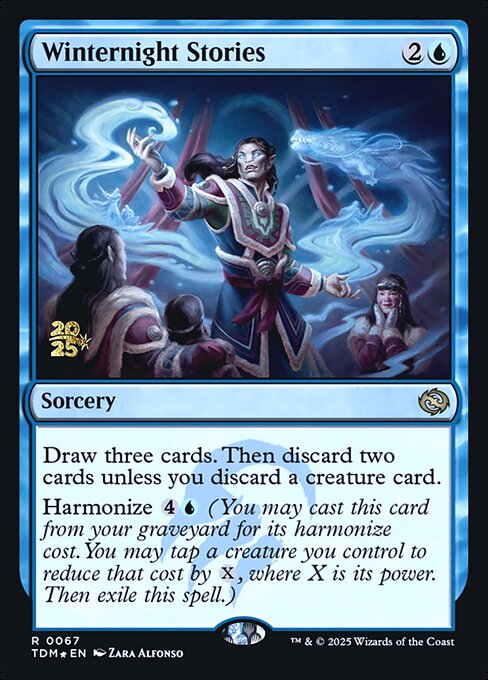MTG Winternight Stories PTDM 067s Prerelease Foil
