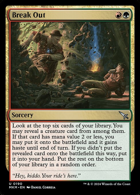 MTG Break Out MKM 190 Regular Foil