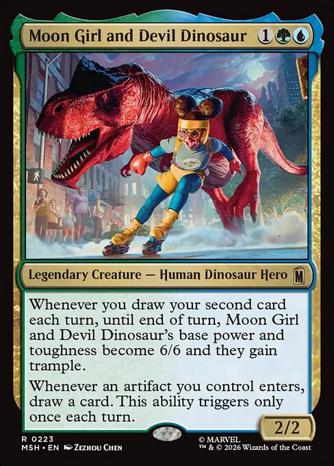 MTG Moon Girl and Devil Dinosaur MSH 223 Regular Nonfoil