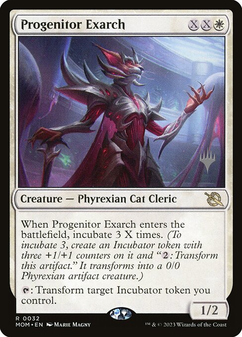 MTG Progenitor Exarch PMOM 032p Promo Pack Foil