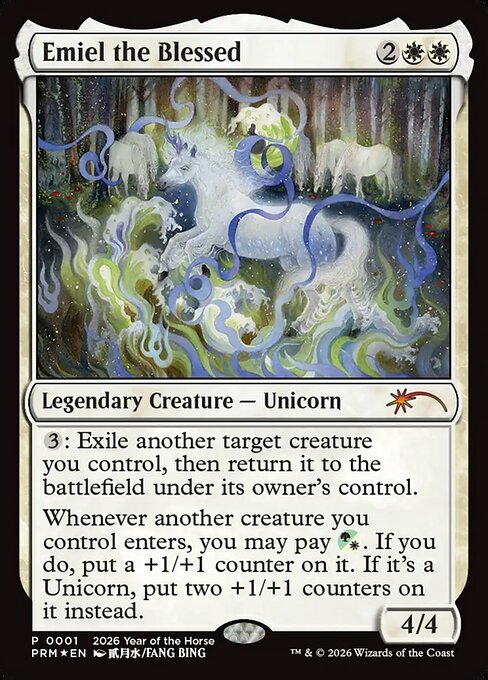 MTG Emiel the Blessed PL26 003 Year of the Horse Promo Foil