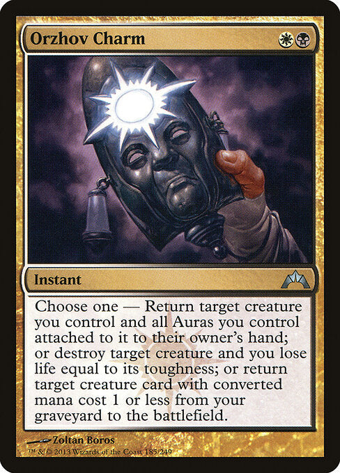 MTG Orzhov Charm GTC 185 Regular Foil