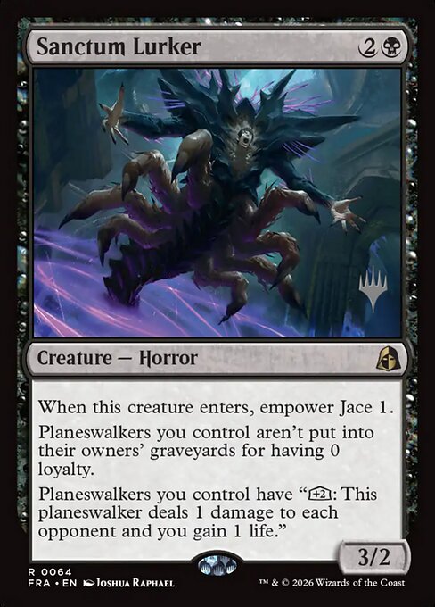 MTG Sanctum Lurker PFRA 064P Promo Pack Nonfoil front