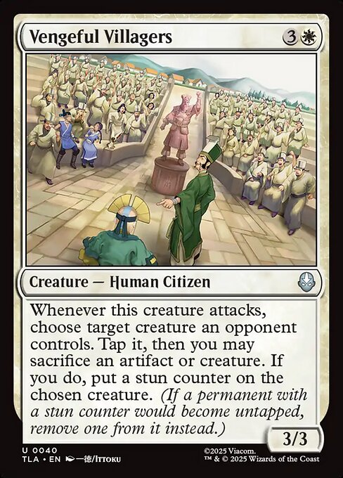 MTG Vengeful Villagers TLA 040 Regular Nonfoil