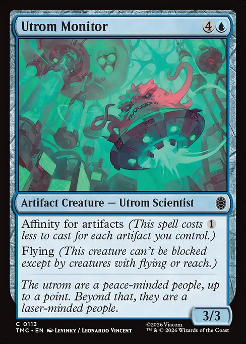MTG Utrom Monitor TMC 113 Turtle Team-Up Nonfoil