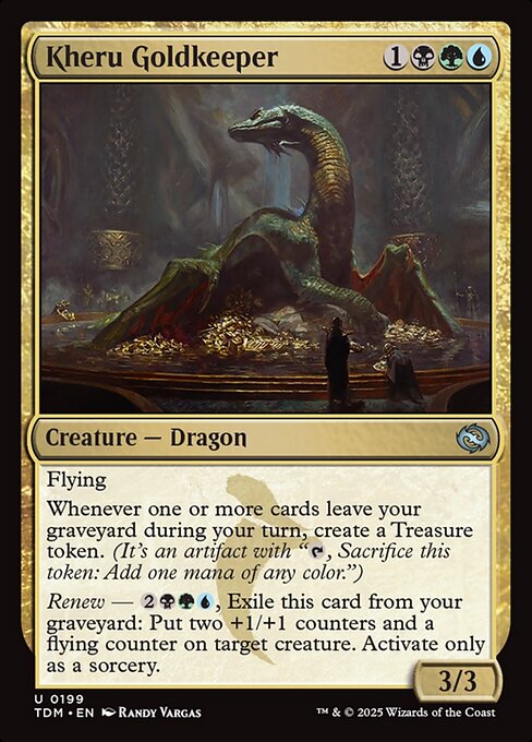 MTG Kheru Goldkeeper TDM 199 Regular Nonfoil