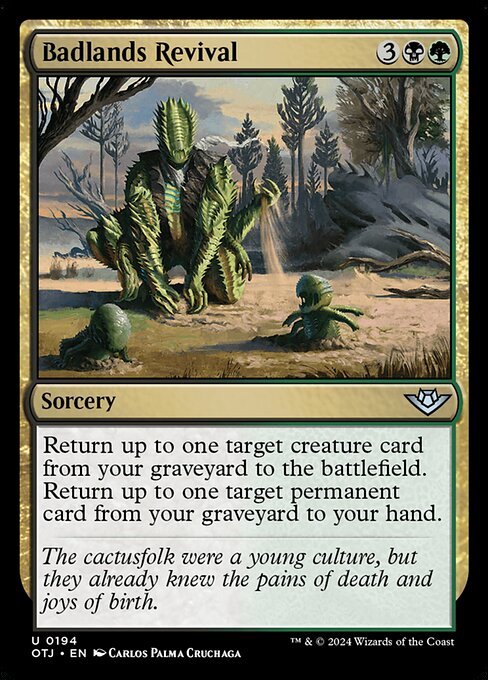 MTG Badlands Revival OTJ 194 Regular Foil