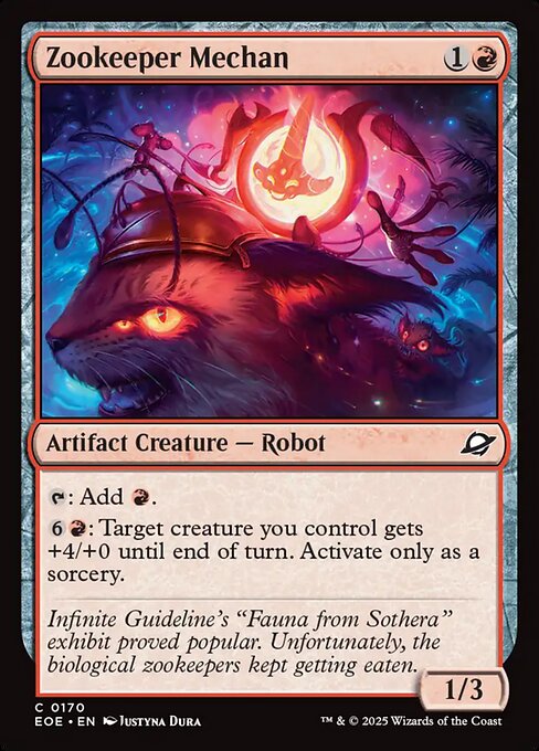 MTG Zookeeper Mechan EOE 170 Regular Nonfoil