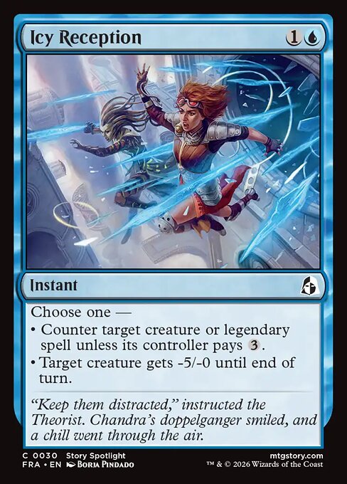 MTG Icy Reception FRA 030 Standard Foil front