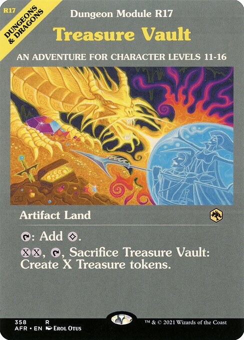 MTG Treasure Vault AFR 358 Module Showcase Nonfoil