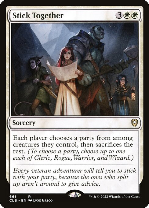 MTG Stick Together CLB 661 Commander Deck Nonfoil