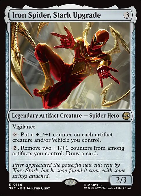 MTG Iron Spider, Stark Upgrade SPM 166 Regular Nonfoil