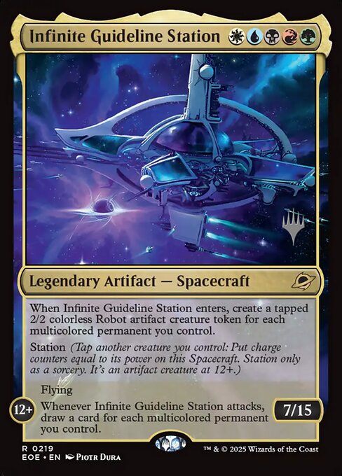 MTG Infinite Guideline Station PEOE 219p Promo Pack Foil