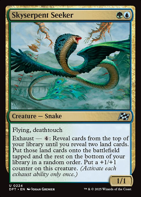 MTG Skyserpent Seeker DFT 224 Regular Foil