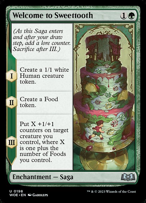 MTG Welcome to Sweettooth WOE 198 Regular Nonfoil