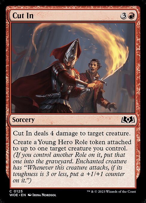MTG Cut In WOE 125 Regular Foil