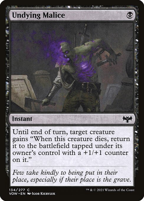MTG Undying Malice VOW 134 Standard Nonfoil front