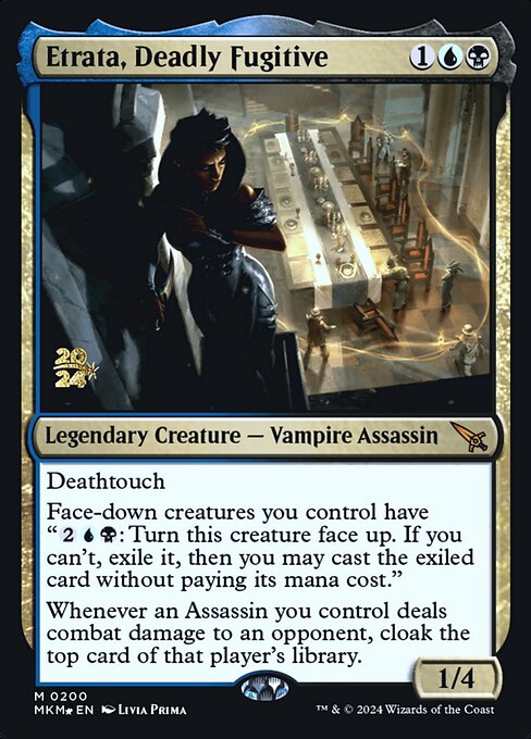MTG Etrata, Deadly Fugitive PMKM 200s Prerelease Foil