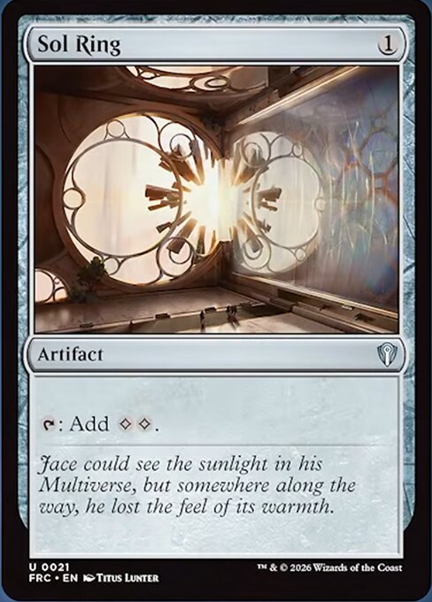 MTG Sol Ring FRC 021 Standard Nonfoil front
