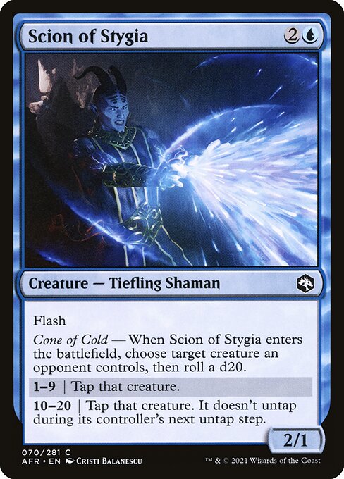 MTG Scion of Stygia AFR 070 Regular Nonfoil